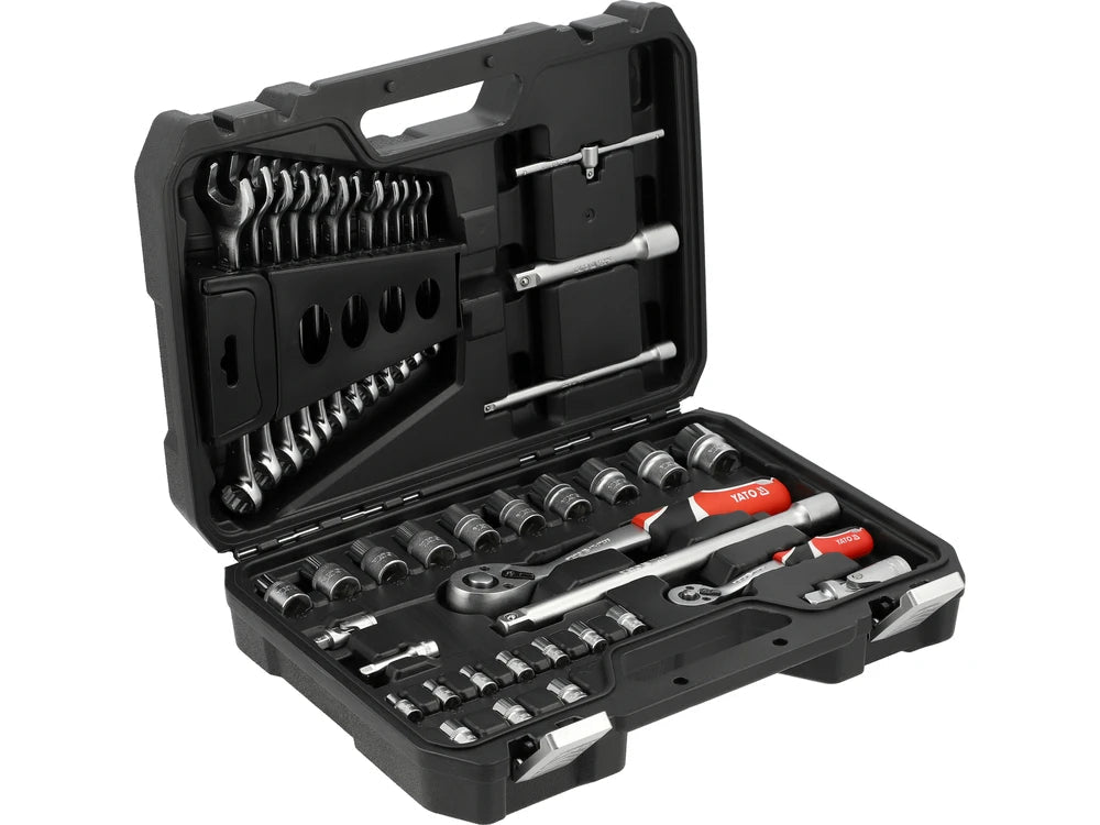TRUSA TUBULARE 1/4", 1/2" 41 PIESE Yato YT - 38742 Yato - scule electrice si unelte profesionale - BricoMart