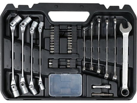 TRUSA TUBULARE 1/4'', 1/2'' 93 PIESE Yato YT - 38784 - 6.3 mm, 12.7 mm, CrV Yato - scule electrice si unelte profesionale - BricoMart
