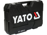 TRUSA TUBULARE 1/4'', 3/8'', 1/2'' 198 PIESE Yato YT - 38850 - 6.3 mm, 9.5 mm, 12.7 mm, CrMo Yato - scule electrice si unelte profesionale - BricoMart