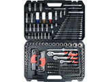 TRUSA TUBULARE 1/4'', 3/8'', 1/2'' 198 PIESE Yato YT - 38850 - 6.3 mm, 9.5 mm, 12.7 mm, CrMo Yato - scule electrice si unelte profesionale - BricoMart