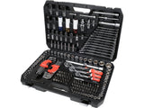 TRUSA TUBULARE 1/4'', 3/8'', 1/2'' 198 PIESE Yato YT - 38850 - 6.3 mm, 9.5 mm, 12.7 mm, CrMo Yato - scule electrice si unelte profesionale - BricoMart