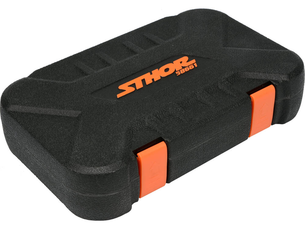 TRUSA TUBULARE 3/8, STHOR 58661 22 PIESE STHOR - scule electrice si unelte profesionale - BricoMart