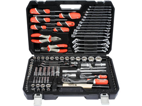 TRUSA TUBULARE, CHEI COMBINATE YATO YT-38891 , ANTRENOR, 109 PIESE YATO - scule electrice si unelte profesionale - BricoMart