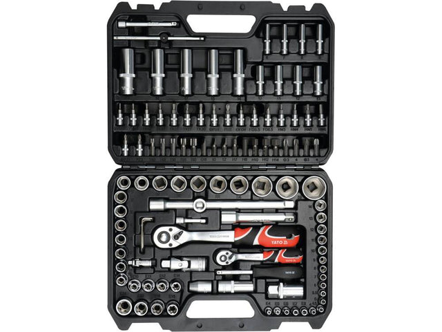 TRUSA TUBULARE SI YATO YT - 38791 ANTRENOR 1/4, 1/2, 108 PIESE YATO - scule electrice si unelte profesionale - BricoMart