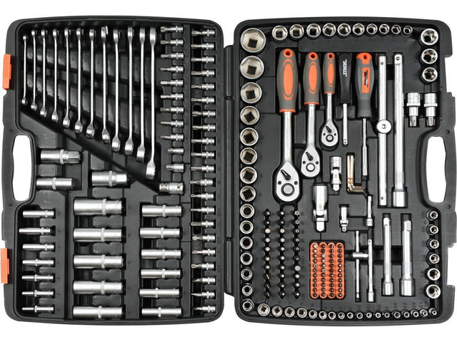 TRUSA TUBULARE STHOR 58691 ,CHEI COMBINATE , ANTRENOR, 216 PIESE STHOR - scule electrice si unelte profesionale - BricoMart