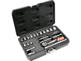 TRUSA TUBULARE+ANTRENOR, 20 YATO YT - 14491 BUC, 1/4, CR - V YATO - scule electrice si unelte profesionale - BricoMart