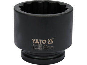 TUBULARA IMPACT BIHEXAGONALA, YATO YT-11995 1, 80MM YATO - scule electrice si unelte profesionale - BricoMart