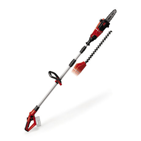 Unealta electrica multifunctionala cu acumulator Einhell GE - HC 18 Li T - Solo, masina de tuns gard viu 2 in 1 si Fierastrau electric, Oregon sword, fara acumulator si incarcator Einhell - scule electrice si unelte profesionale - BricoMart