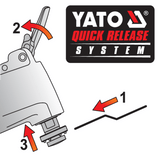 UNEALTA MULTIFUNCT OSCILANTA YATO YT - 82818 18V, 1X2AH YATO - scule electrice si unelte profesionale - BricoMart