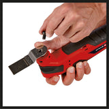 Unealta multifunctionala electrica pe acumulator Einhell TC - MG 18 Li - Solo Power X - Change (18 V, litiu - ion, fixare magnetica a sculei, electronica de viteza, inclusiv accesorii, fara acumulator sau incarcator Einhell - scule electrice si unelte profesionale - BricoMart