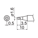 VARF STATIE DE LIPIT, T12, TIP D16 Yato YT - 82494 - rezistent Yato - scule electrice si unelte profesionale - BricoMart