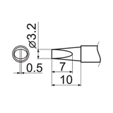 VARF STATIE DE LIPIT, T12, TIP D32 Yato YT - 82493 - rezistent Yato - scule electrice si unelte profesionale - BricoMart