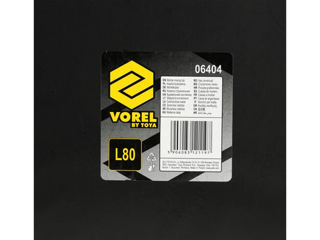 VAS DE CONSTRUCTII DREPTUNGHIULAR, 80L Vorel 6404 - 40 kg, 1,82kg, 790 mm, 650 mm Vorel - scule electrice si unelte profesionale - BricoMart