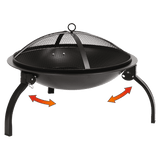 VATRA DE OTEL LUND 99912 CU PICIOARE RABATABILE, 56X39CM LUND - scule electrice si unelte profesionale - BricoMart