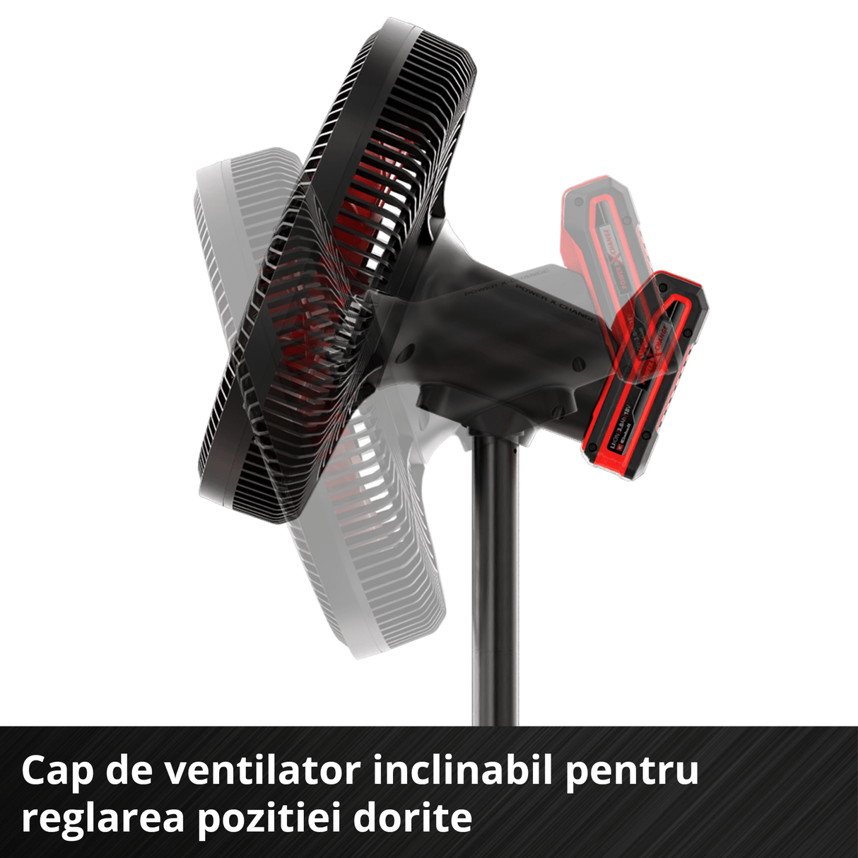 Ventilator fara fir Einhell GE - CF 18/320 P Li - Solo - inaltime reglabila BricoMart - scule electrice si unelte profesionale - BricoMart