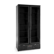 Vitrina bar cu două uși, Arktic, 384L, Negru, 220-240V/365W, 900x530x(H)1820mm