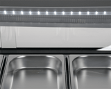 VITRINA FIRGORIFICA 5X1/2GN, YATO YG - 05005 180X42X29,5CM YATO - scule electrice si unelte profesionale - BricoMart