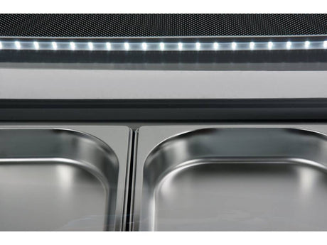 VITRINA FIRGORIFICA 5X1/2GN, YATO YG - 05005 180X42X29,5CM YATO - scule electrice si unelte profesionale - BricoMart