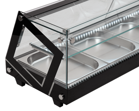VITRINA FIRGORIFICA 5X1/2GN, YATO YG - 05007 175X39X37CM YATO - scule electrice si unelte profesionale - BricoMart