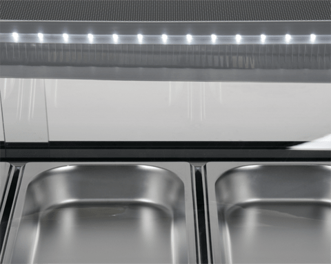 VITRINA FIRGORIFICA 5X1/3 YATO YG-05001 GN, 135X42X26,5CM YATO - scule electrice si unelte profesionale - BricoMart