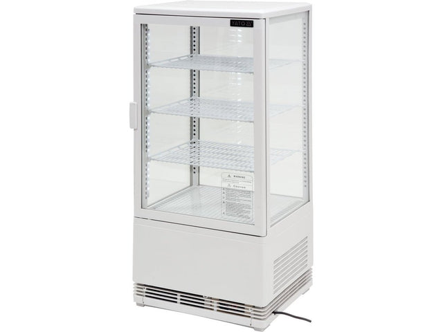 VITRINA FIRGORIFICA 78L, 42X38X96CM - ALB Yato YG - 05055 - Vitrine frigorifice, 428x386x960mm, rezistent Yato - scule electrice si unelte profesionale - BricoMart