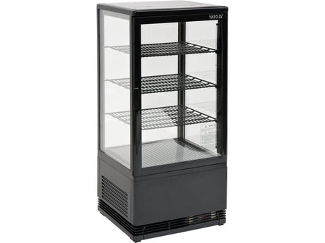 VITRINA FIRGORIFICA 78L YATO YG-05056 42X38X96CM - NEGRU YATO - scule electrice si unelte profesionale - BricoMart