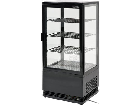 VITRINA FIRGORIFICA 78L YATO YG-05056 42X38X96CM - NEGRU YATO - scule electrice si unelte profesionale - BricoMart