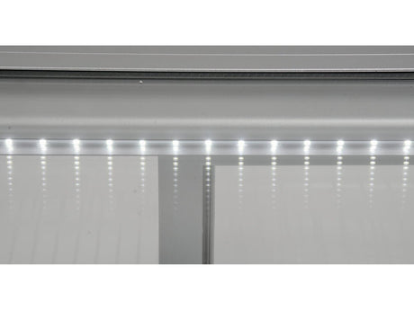 VITRINA FIRGORIFICA DE PREZENTARE 120L 70.2X56.8X68.6CM - ARGINTIU Yato YG - 05025 - Vitrine frigorifice, rezistent Yato - scule electrice si unelte profesionale - BricoMart