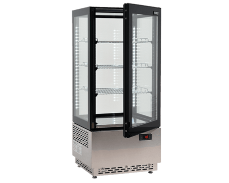 VITRINA FIRGORIFICA PRAJITURI, YATO YG-05060 78L, 43X39X98CM - NEGRU YATO - scule electrice si unelte profesionale - BricoMart