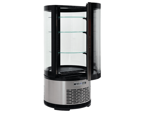 VITRINA FIRGORIFICA PRAJITURI, YATO YG-05094 100L, 48X48X103CM YATO - scule electrice si unelte profesionale - BricoMart
