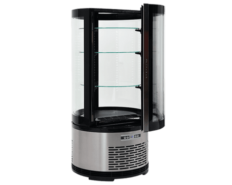 VITRINA FIRGORIFICA PRAJITURI, YATO YG-05094 100L, 48X48X103CM YATO - scule electrice si unelte profesionale - BricoMart
