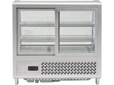 VITRINA FIRGORIFICA YATO YG-05022 , 160W, 100L, 68X45X67CM , dezghetare automata , geam securizat, LED , , YATO - scule electrice si unelte profesionale - BricoMart