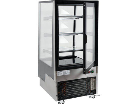 VITRINA FIRGORIFICA YATO YG - 05040 CU REFRIGERARE 300L - NEGRU YATO - scule electrice si unelte profesionale - BricoMart