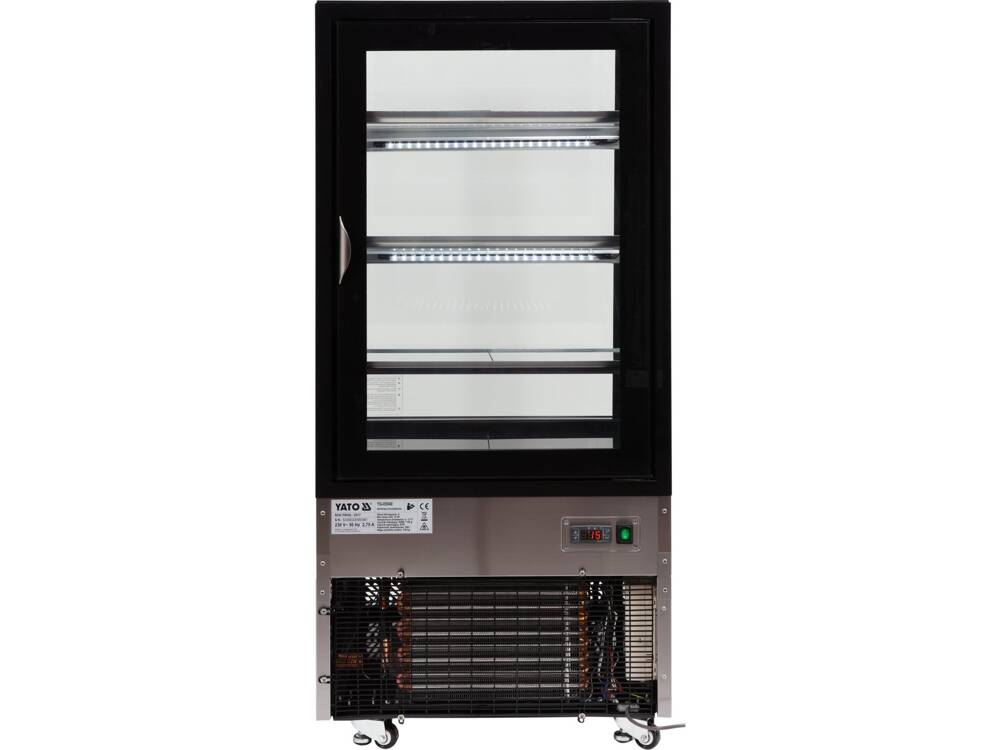 VITRINA FIRGORIFICA YATO YG - 05040 CU REFRIGERARE 300L - NEGRU YATO - scule electrice si unelte profesionale - BricoMart