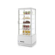 Vitrina frigorifica de prezentare 98 L alba - 452x406x(H)1116 mm