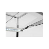 Vitrina frigorifica de prezentare interval temp. 2/6?C, 480 W corp inox, ARKTIC by Hendi, 650x805x(H)1445 mm, 300 Litri, Clasa energetica C