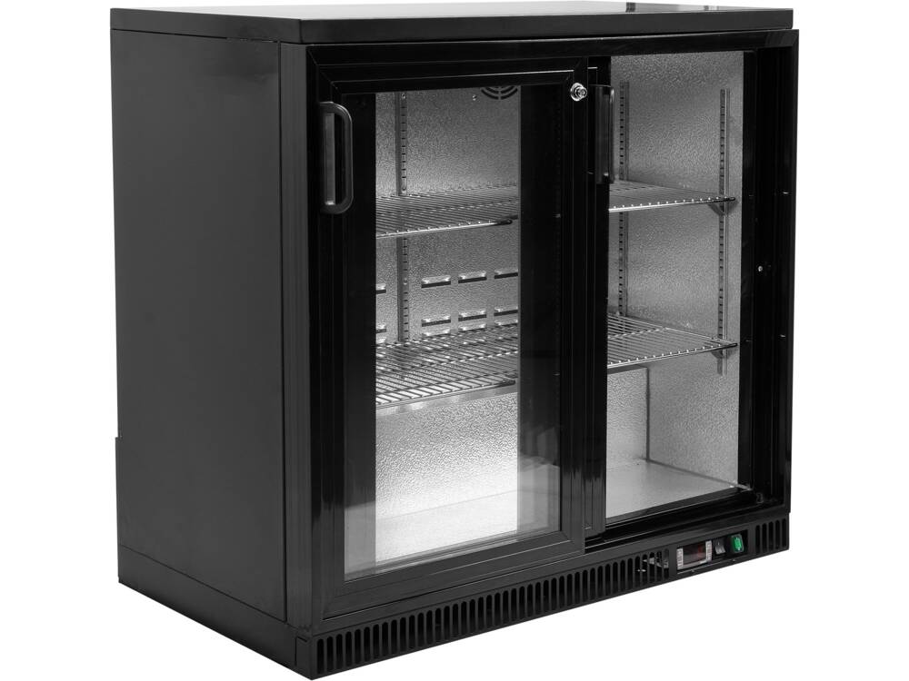 VITRINA PENTRU STICLE, YATO YG - 05356 2 USI CULISABILE, 200W, 227L, 920X515X905MM YATO - scule electrice si unelte profesionale - BricoMart