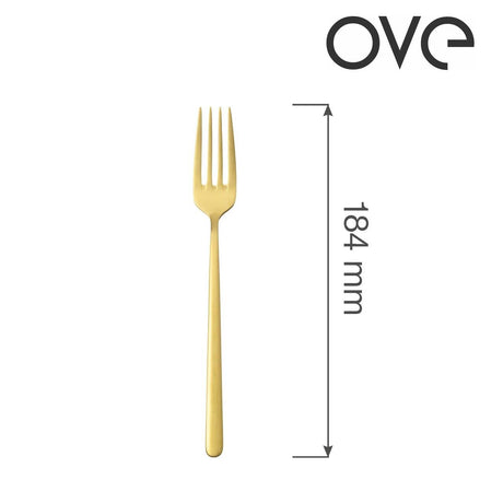 Furculita de desert Amarone Gold, OVE, 184 mm