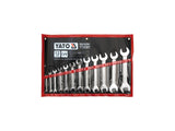 YATO FIX VILLÁSKULCS KÉSZLET YT-0381 6X7MM-30-32MM, 12 RÉSZES 