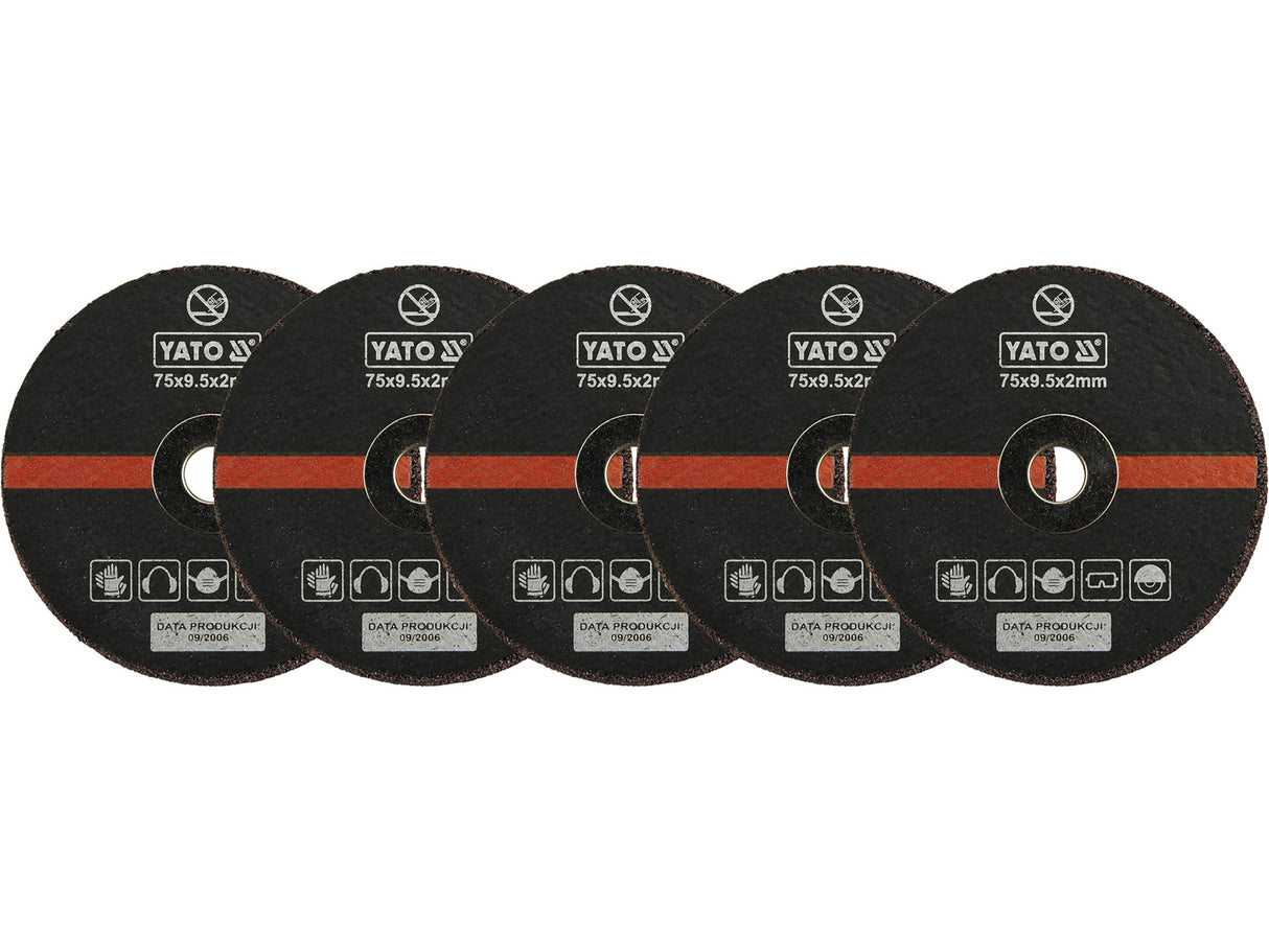 YATO YT-0994 FÉMVÁGÓ KORONG KÉSZLET, 75MM 
