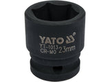 CHEIE TUBULARA DE YATO YT-1013 IMPACT HEXAGONALA 1/2X23MM