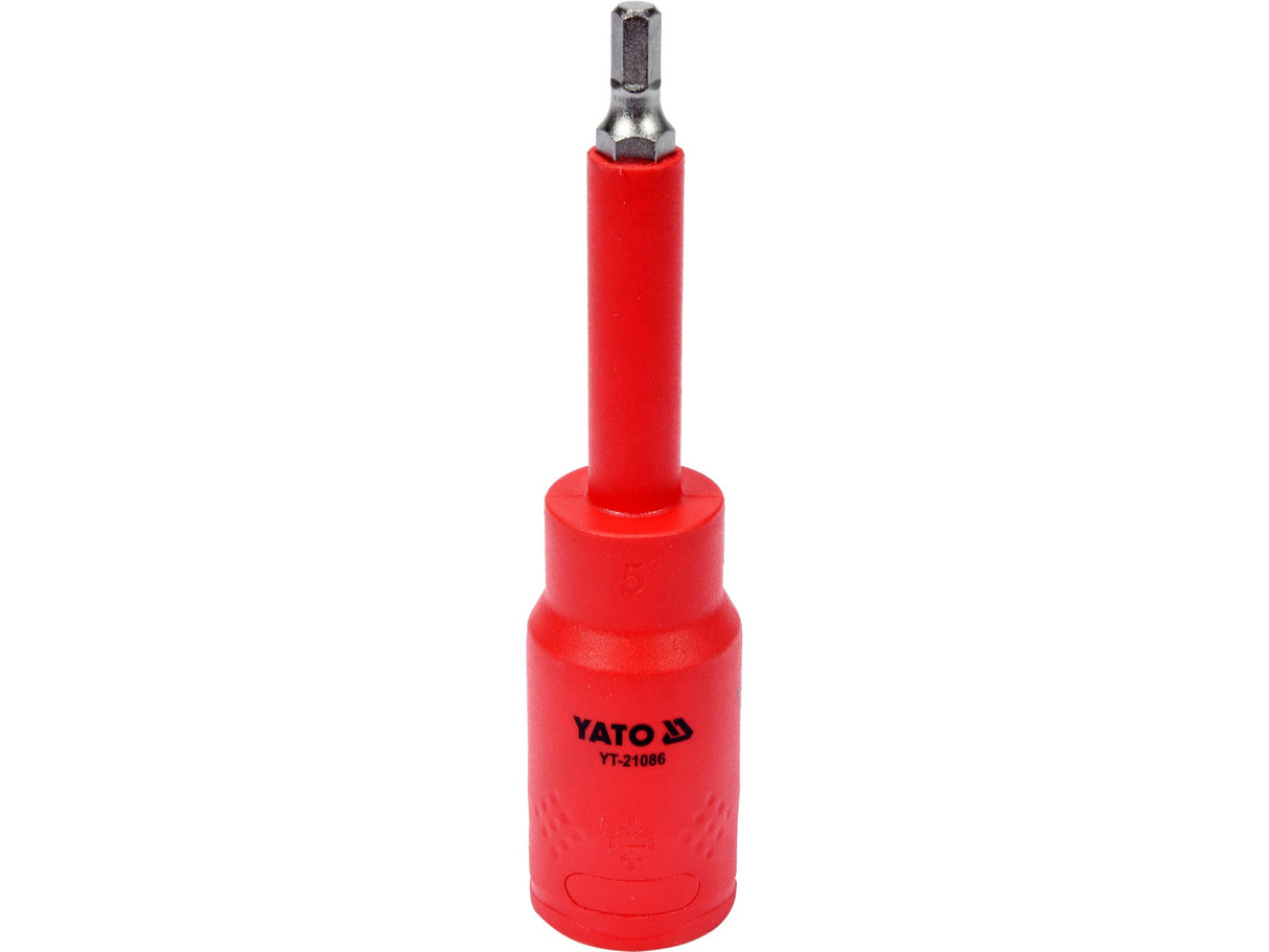 BIT HEXAGONAL 5, YATO YT-21086 VDE, CU ADAPTOR 1/2, 120MM
