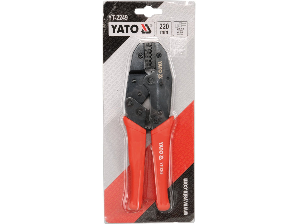 YATO YT-2249 CSATLAKOZÓS KRIMPELŐ FOGÓ 0,5-4MM2
