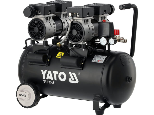 Compresor de aer fără ulei YATO YT-23345, rezervor 50 l