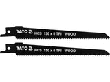 LAME FIERASTRAU SABIE YATO YT-33923 HCS 150MM, 8TPI, 2 BUC