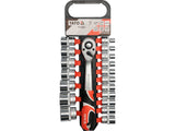 SET TUBULARE+ANTRENOR 19PIESE, YATO YT-38681 1/2