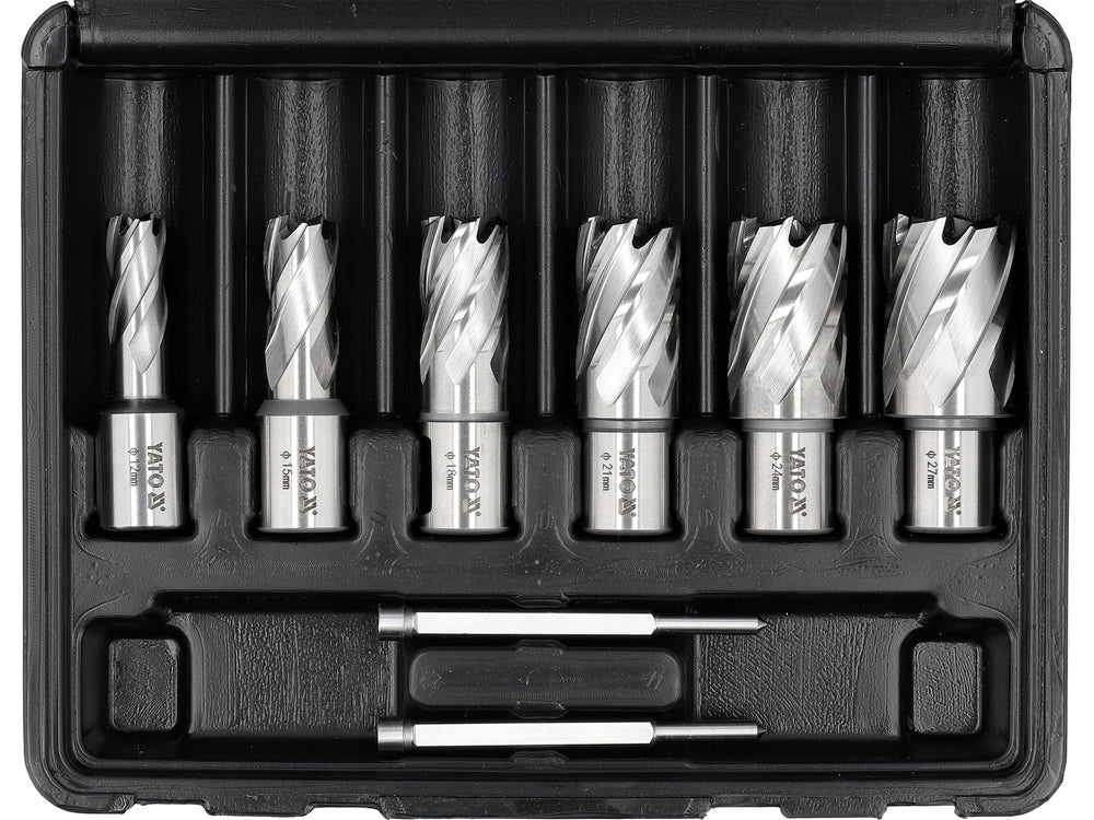 Set freze inelare HSS YATO YT-43400, 8 piese, prindere Weldon