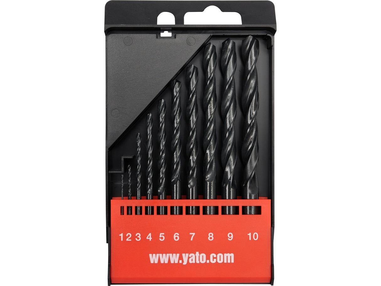 SET BURGHIE METAL YATO YT-4461 HSS, 10 BUC, 1-10MM