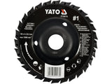 DISC CIRC.RASPEL DEPRESAT,125X22.2MM,NR2 YATO YT-59174