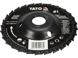 DISC CIRC.RASPEL DEPRESAT,125X22.2MM,NR2 YATO YT-59174
